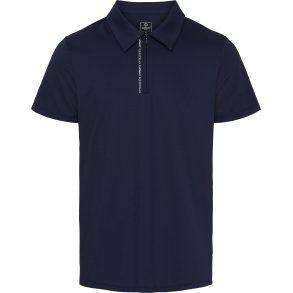 Catago Nathan Herre Zip Polo - Navy 