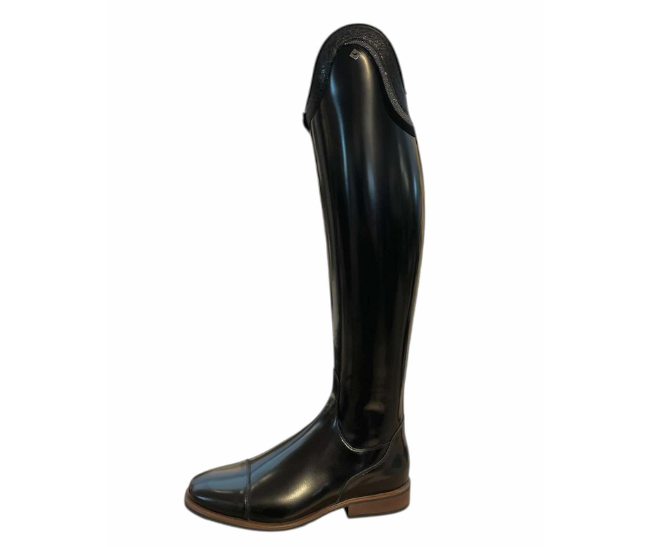 De Niro Bellini Ridestvle m. Topdesign - Sort m. Brush & Brun Bund