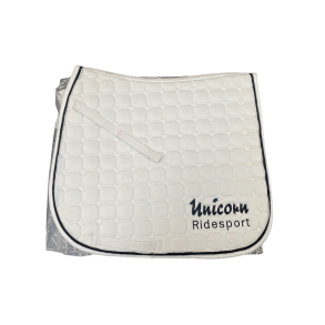 K�llquist Protector Octagon Underlag m. Unicorn Ridesport Logo - Hvid
