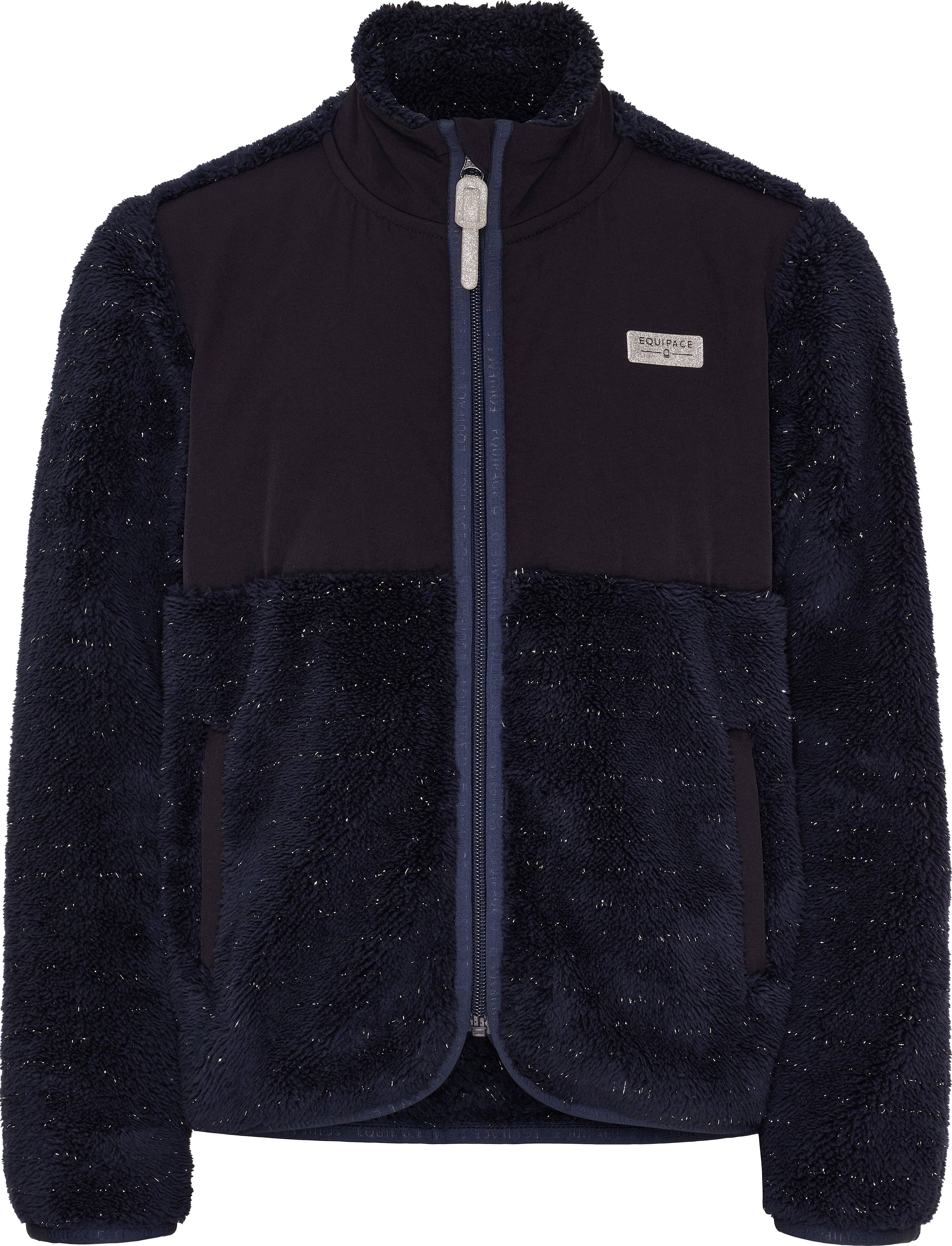 Equipage Odessa Junior Teddyfleece Jakke - Navy 