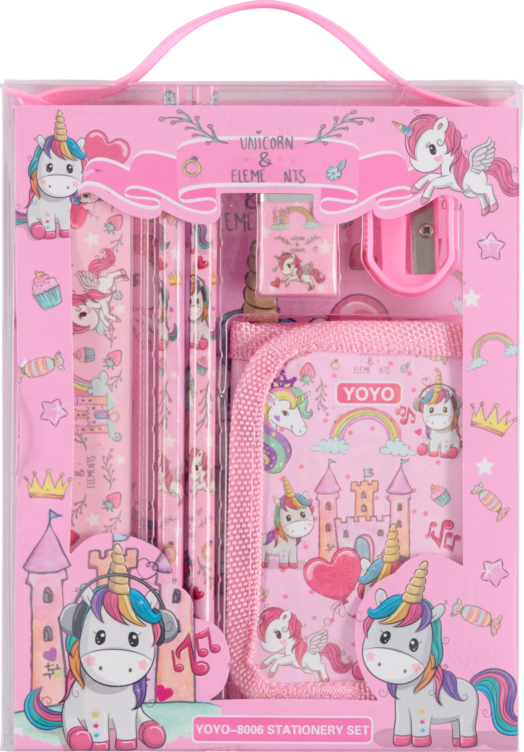 Equipage Unicorn Skrivest - Pink 