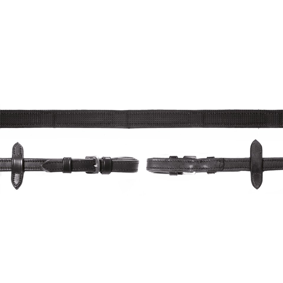 Schockemhle Durasoft Lder & Grip Tjle - Sort m. Stl 