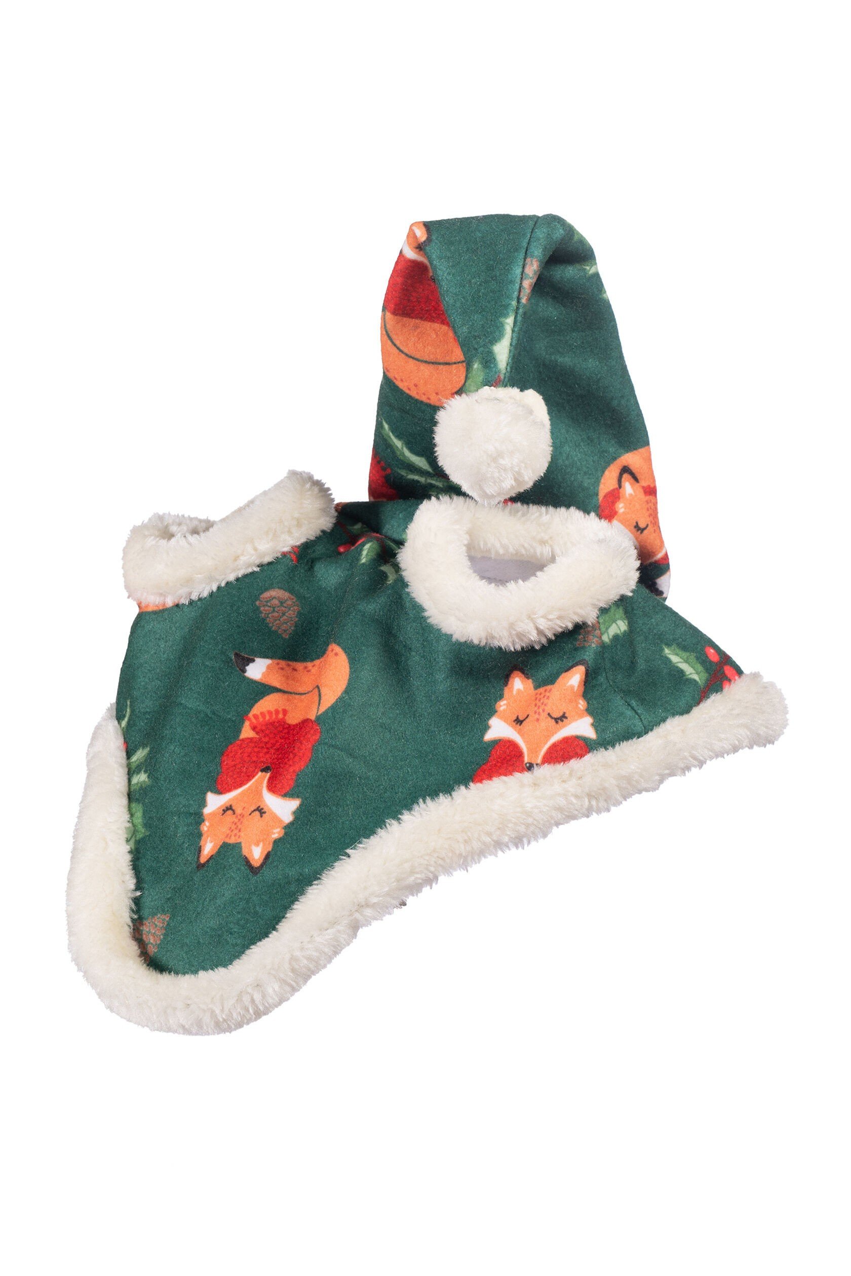 HKM X-Mas Nissehue til Hesten - M�rk Gr�n 