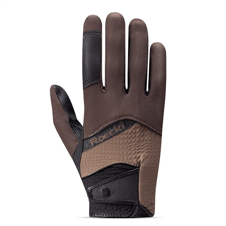 Roeckl Millero Handske - Dark Mocha m. Choco Milk 