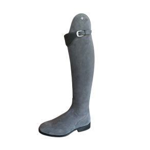 De Niro Bellini Ridestvle - Grigio m. Camoscio & Sort Bund 