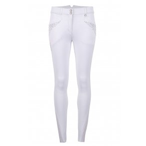 Montar Aba Ridebukser - Hvid 