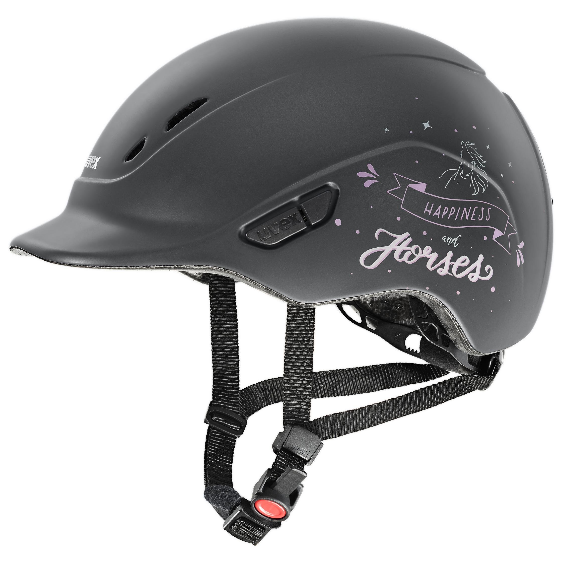 Uvex Kidoxx Junior Ridehjelm - Matt Anthra Happy Horse