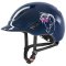 Uvex Kidoxx Junior Ridehjelm - Shiny Navy Flower Pony 