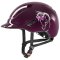 Uvex Kidoxx Junior Ridehjelm - Shiny Burgundy Flower Pony 