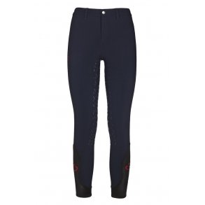 Cavalleria Toscana Line System Junior Ridebukser m. Grip - Navy 