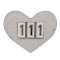 QHP Heart Stvnenummer - Flere Farver 