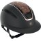 Covalliero Elite Polo Ridehjelm - Mat Sort m. Rosegold & Crystalrock