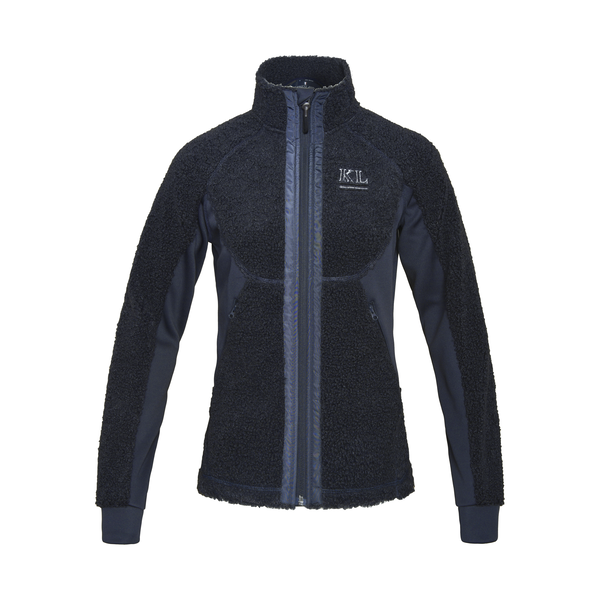 Kingsland Ellen Shepherd Fleece Jakke - Navy 