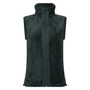 Kingsland Gladys Teddy Fleece Vest - Green Ponderrosa 