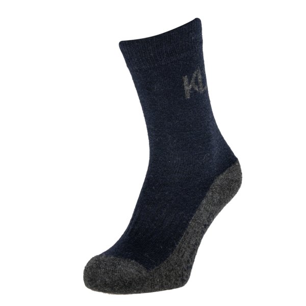 Kingsland Verona Kort Wool-Mix Strmper - Navy 