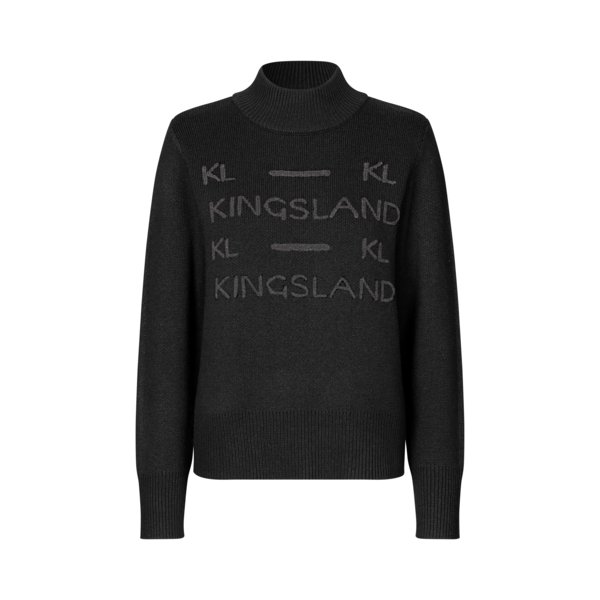 Kingsland Villut Strik Pullover - Sort 