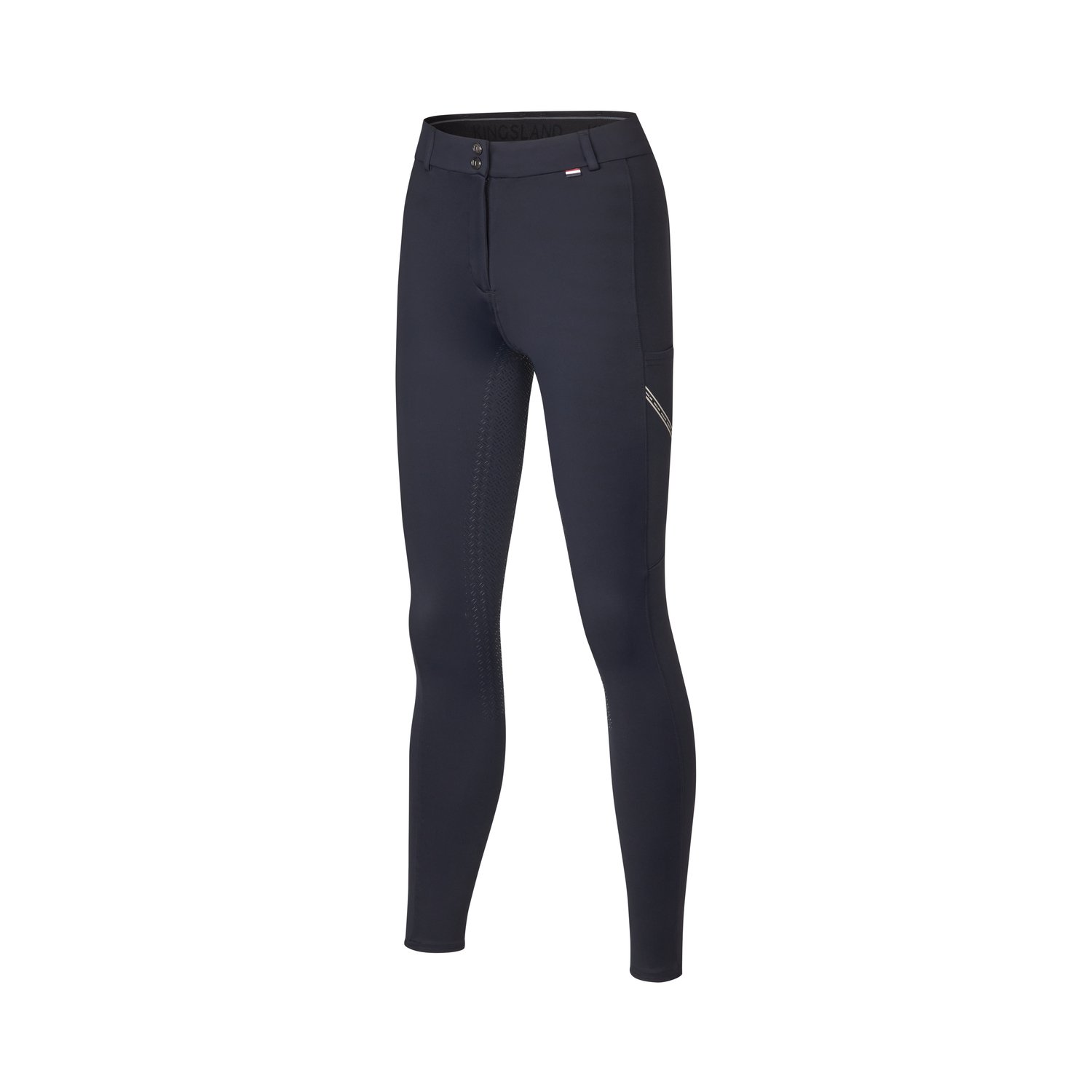 Kingsland Kaya Ridebukser - Navy m. Beige 