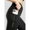 Montar Star Summer Ridebukser m. Foil Logo Print - Sort m. Slv 