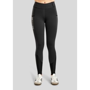 Montar Star Summer Tights m. Foil Logo Print - Sort m. Slv