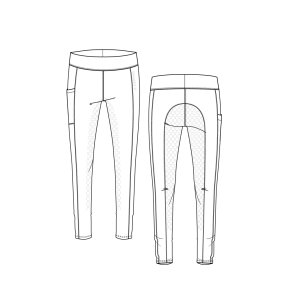 Equipage Molly F/G Junior Tights - Hvid 