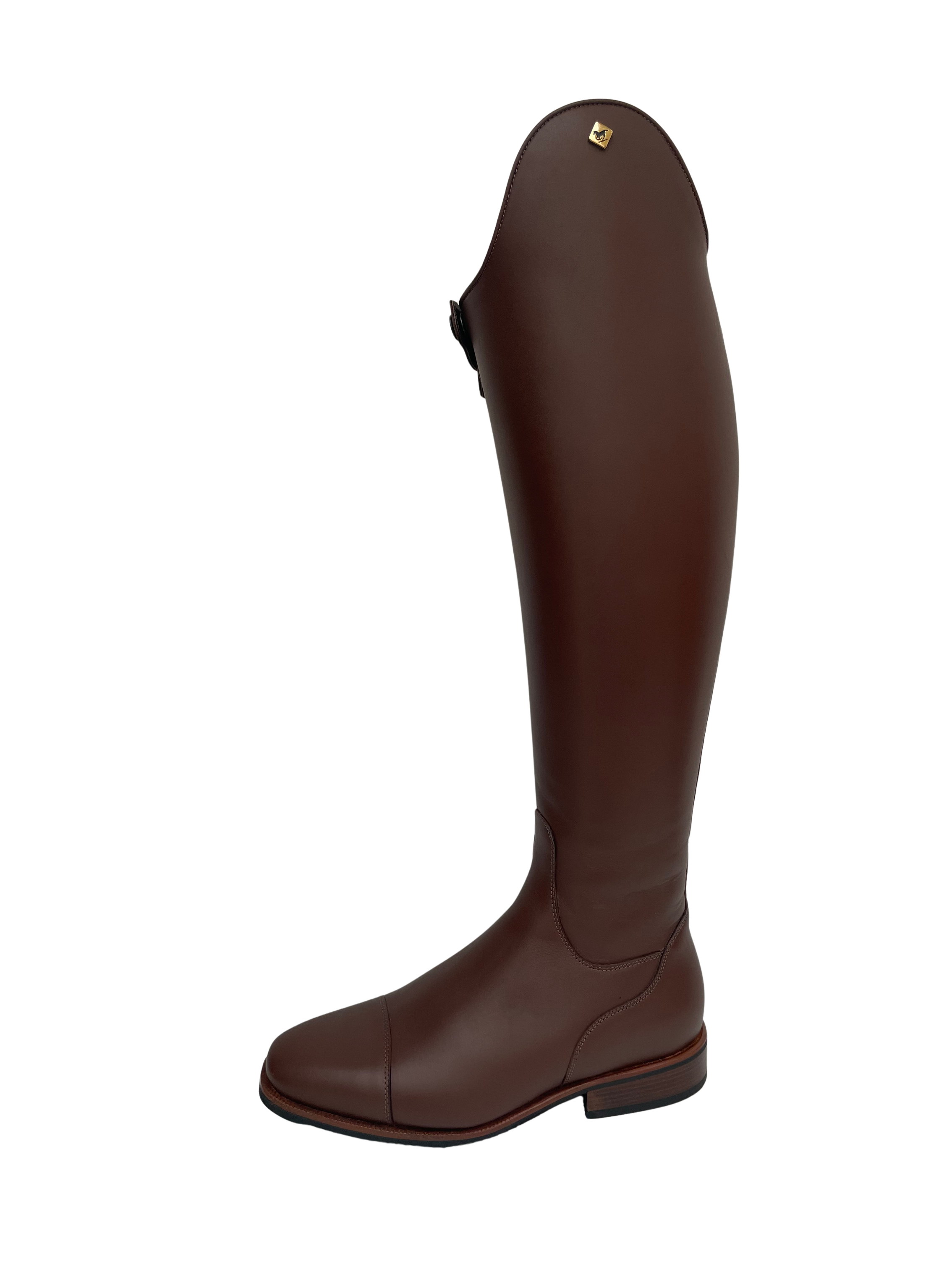 De Niro Bellini Ridest�vle - Brown 527 m. Brun Bund & Guld Logo 