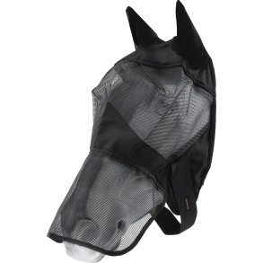 HorseGuard Fluemaske m. re & Mulenet - Sort 