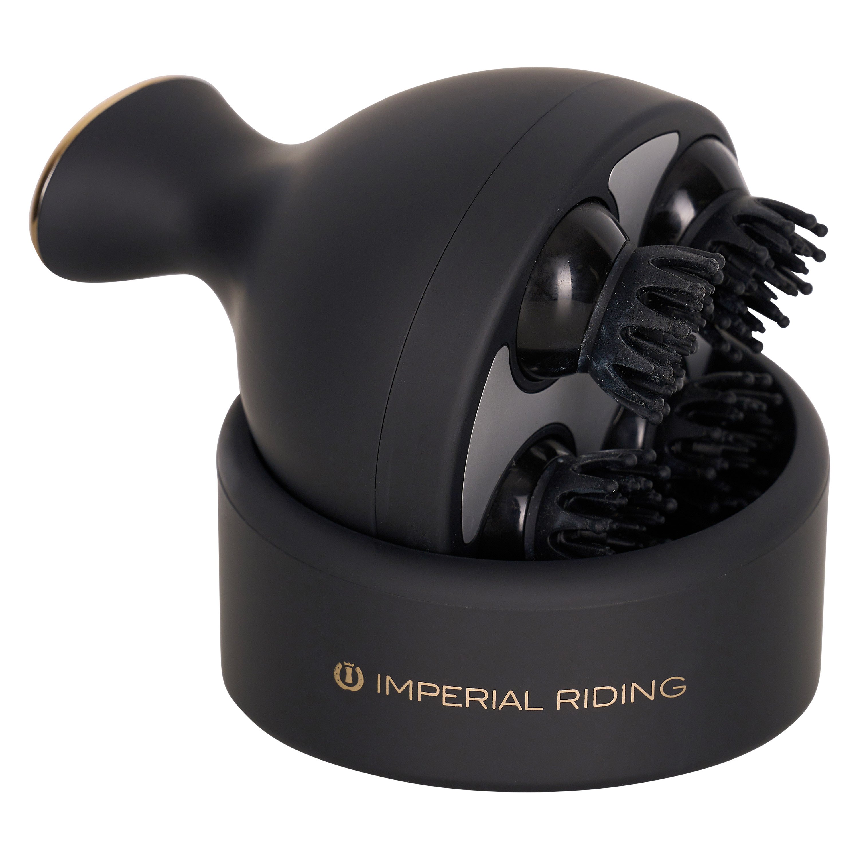 Imperial Riding IRH-Volta Grooming & Relaxation Brush - Sort 
