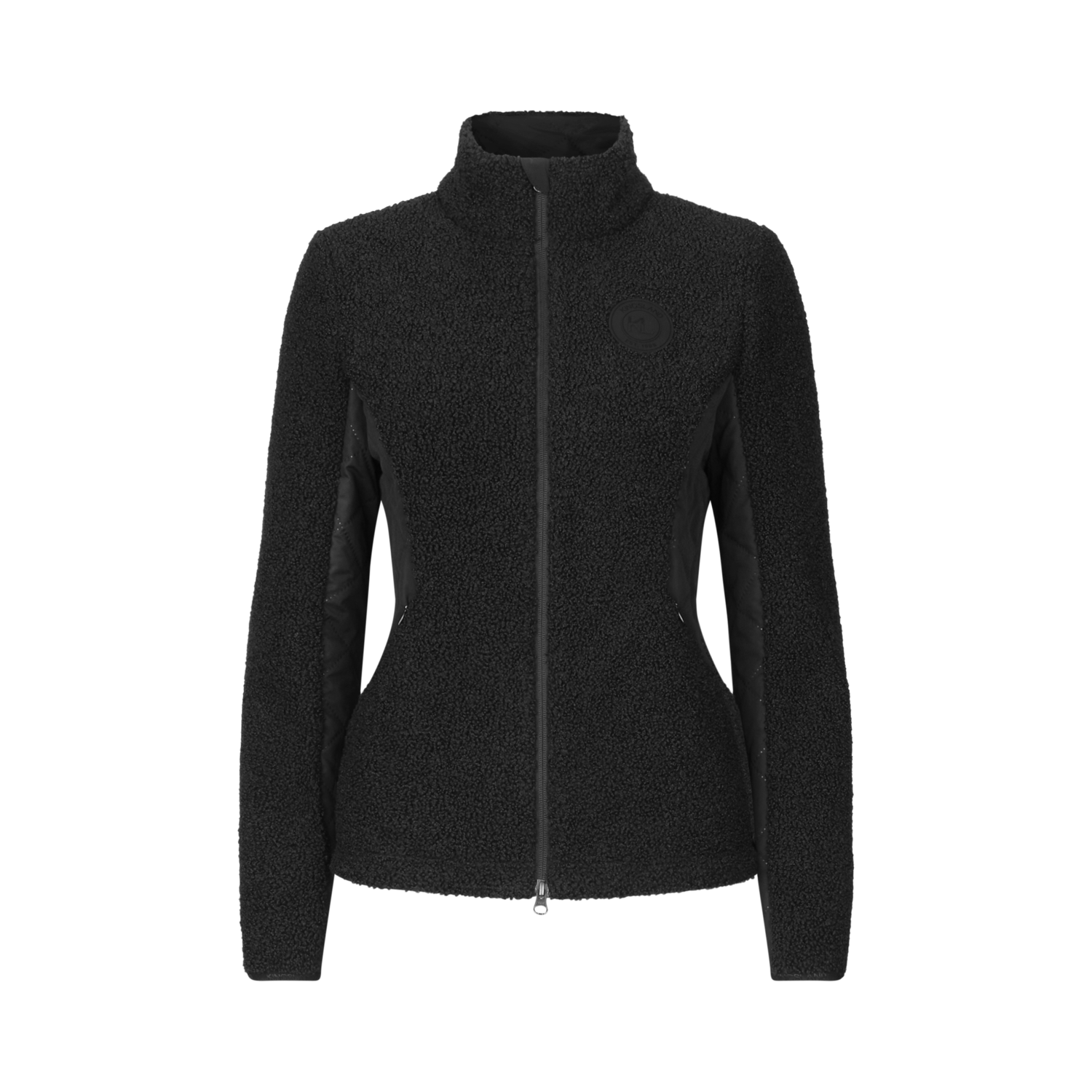 Kingsland Morgan Shepherd Fleece Jakke - Sort 