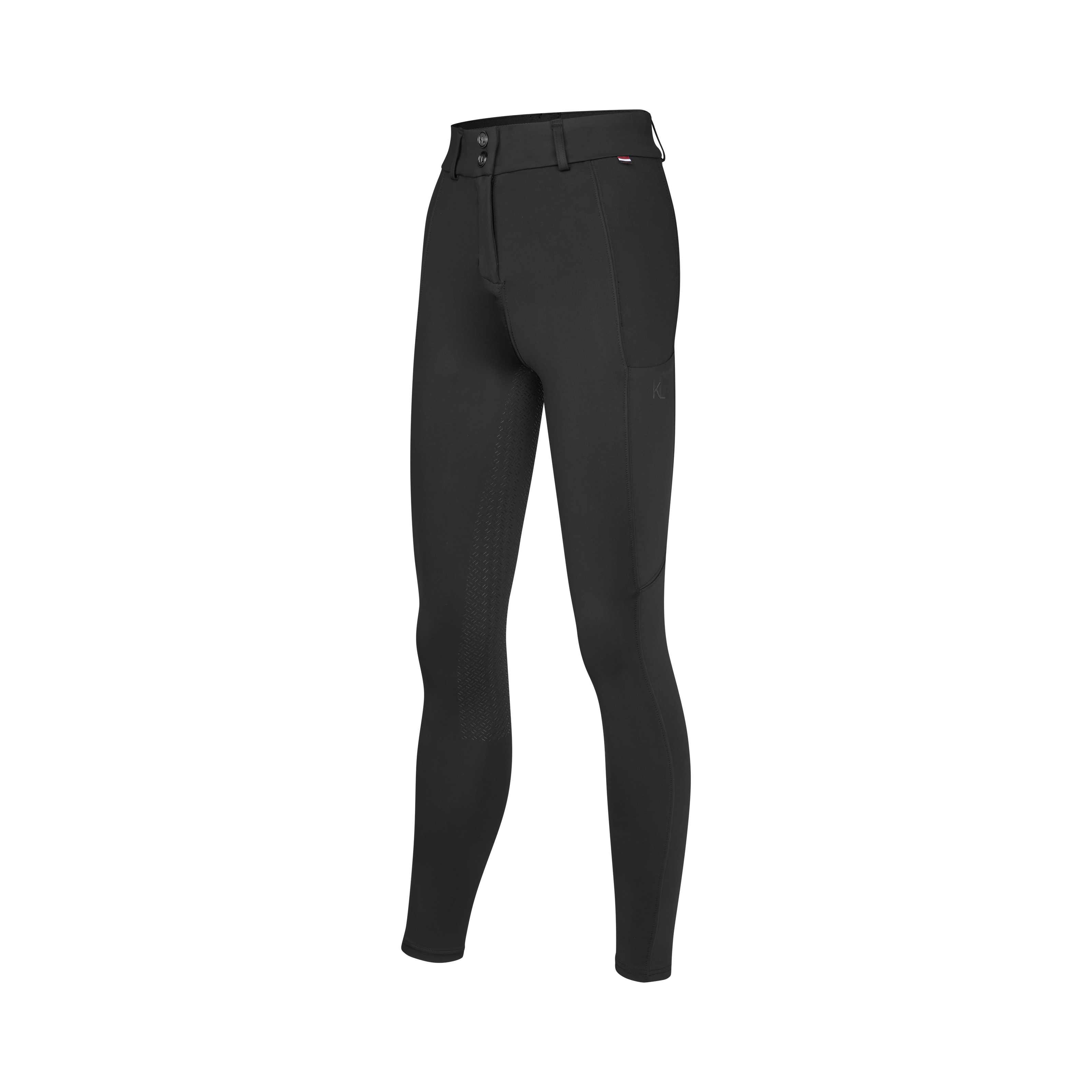 Kingsland KLKaya Ridebukser m. Grip - Sort 