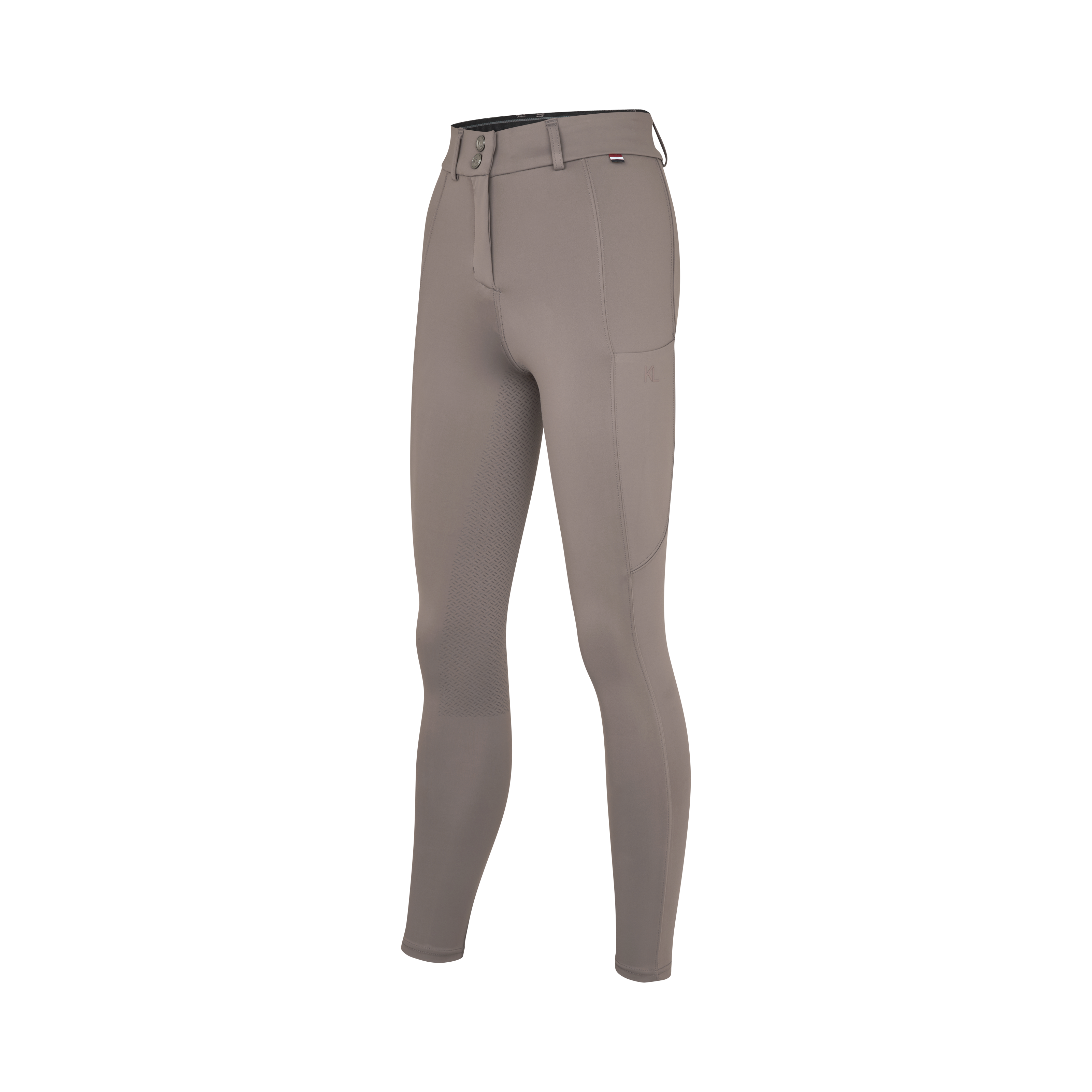 Kingsland KLKaya Ridebukser m. Grip - Brown Iron 