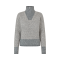 Kingsland KLAudrey Half-Zip Striktr�je - Light Grey Melange 