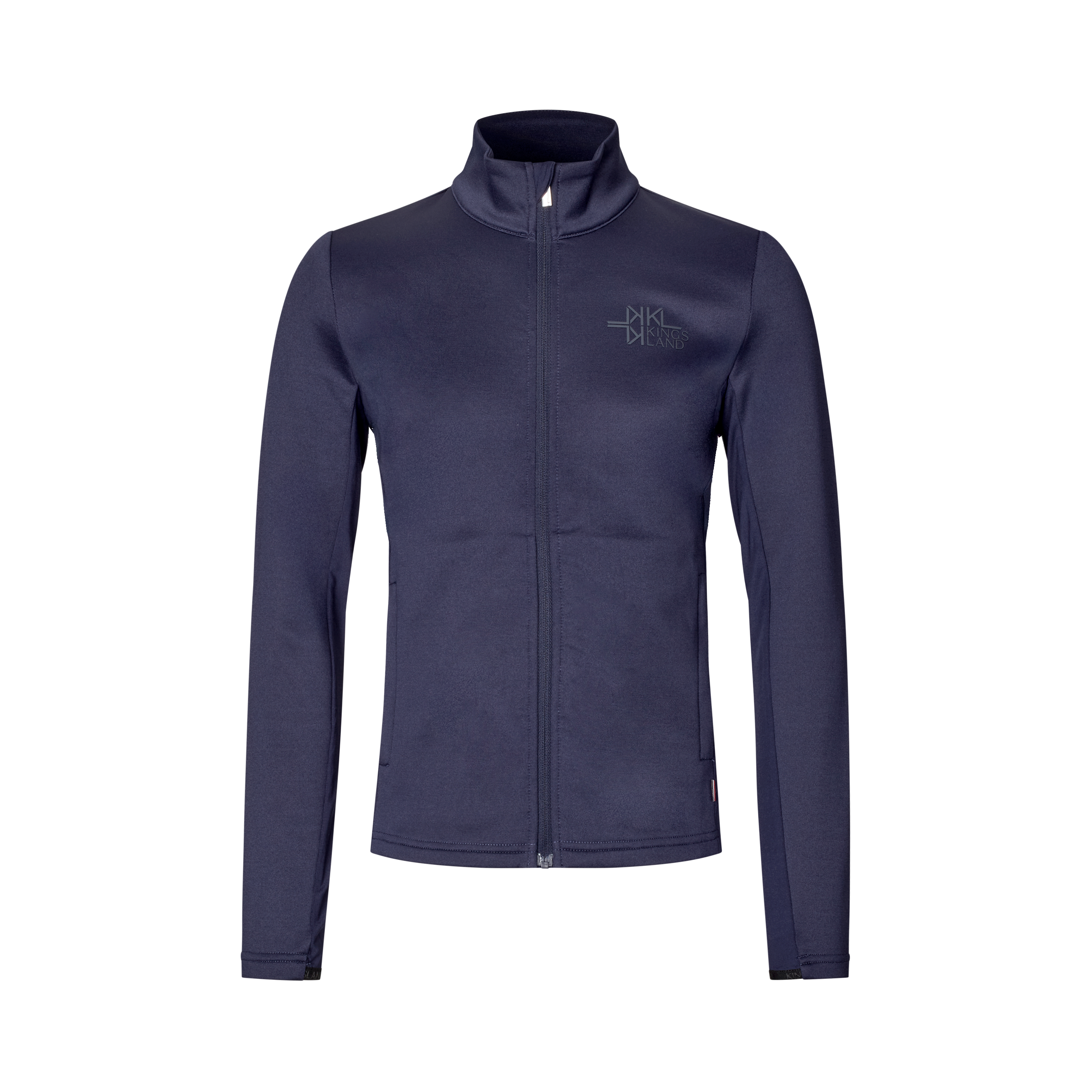 Kingsland KLAlba Junior Full-Zip Micro Fleecetr�je - Evening Blue 