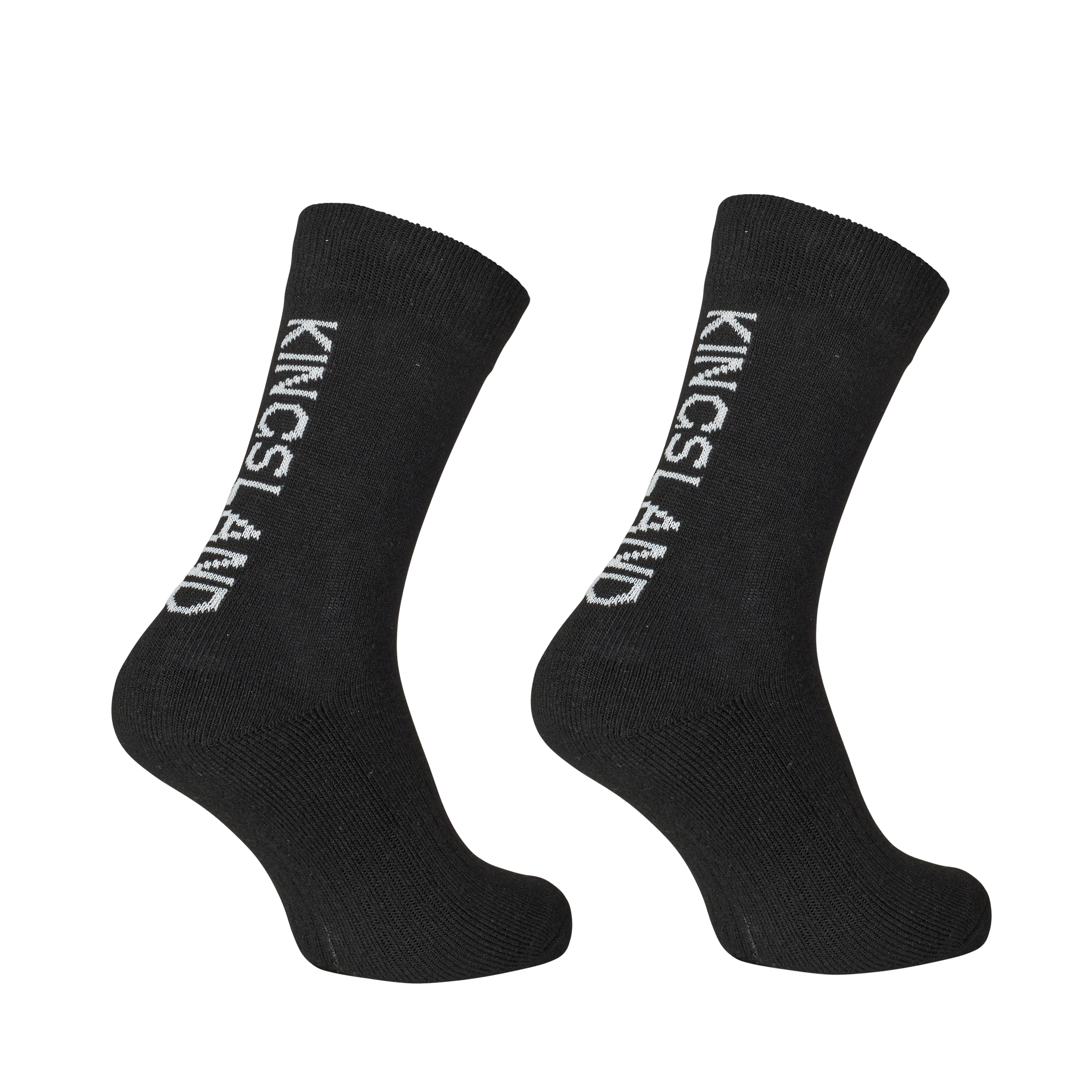 Kingsland KLAiden Mid Leg 2-Pak Uldstr�mper - Sort 