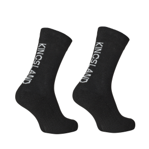 Kingsland KLAiden Mid Leg 2-Pak Uldstr�mper - Sort 