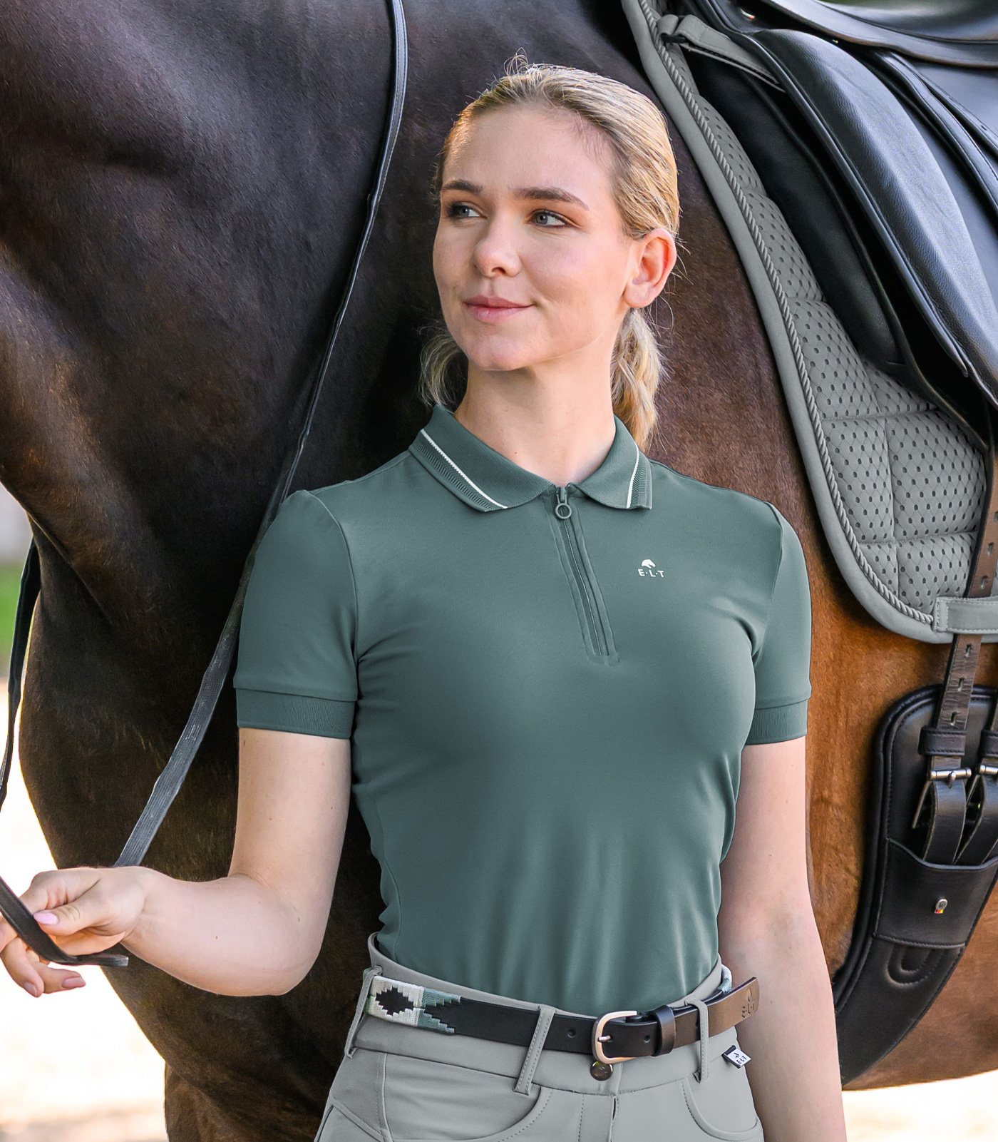 ELT Prag Functional Polo - Pine Green 
