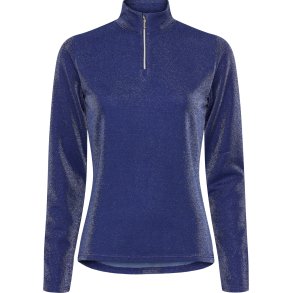 Equipage Shimmer L/S Trje - Navy 