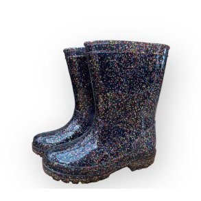 Equipage Millie Junior Gummistvler - Navy m. Glitter 