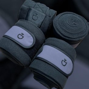 Cavalleria Toscana 4 Tech Bandager - Sort m. Anthracite Gr 