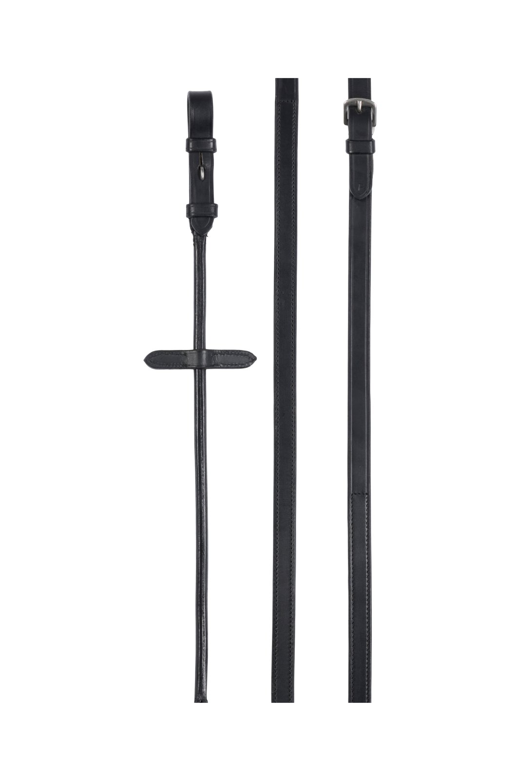 HorseGuard Rundsyede Gummi/L�der T�jler - Sort 