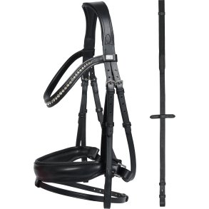 HorseGuard Cryll 20,1 Trense - Sort