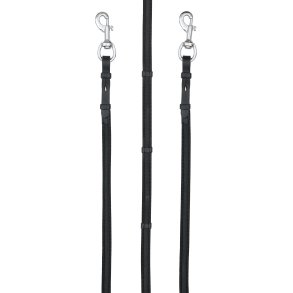 HorseGuard Supergrip T�jler m. Karabinhager - Sort m. St�l 
