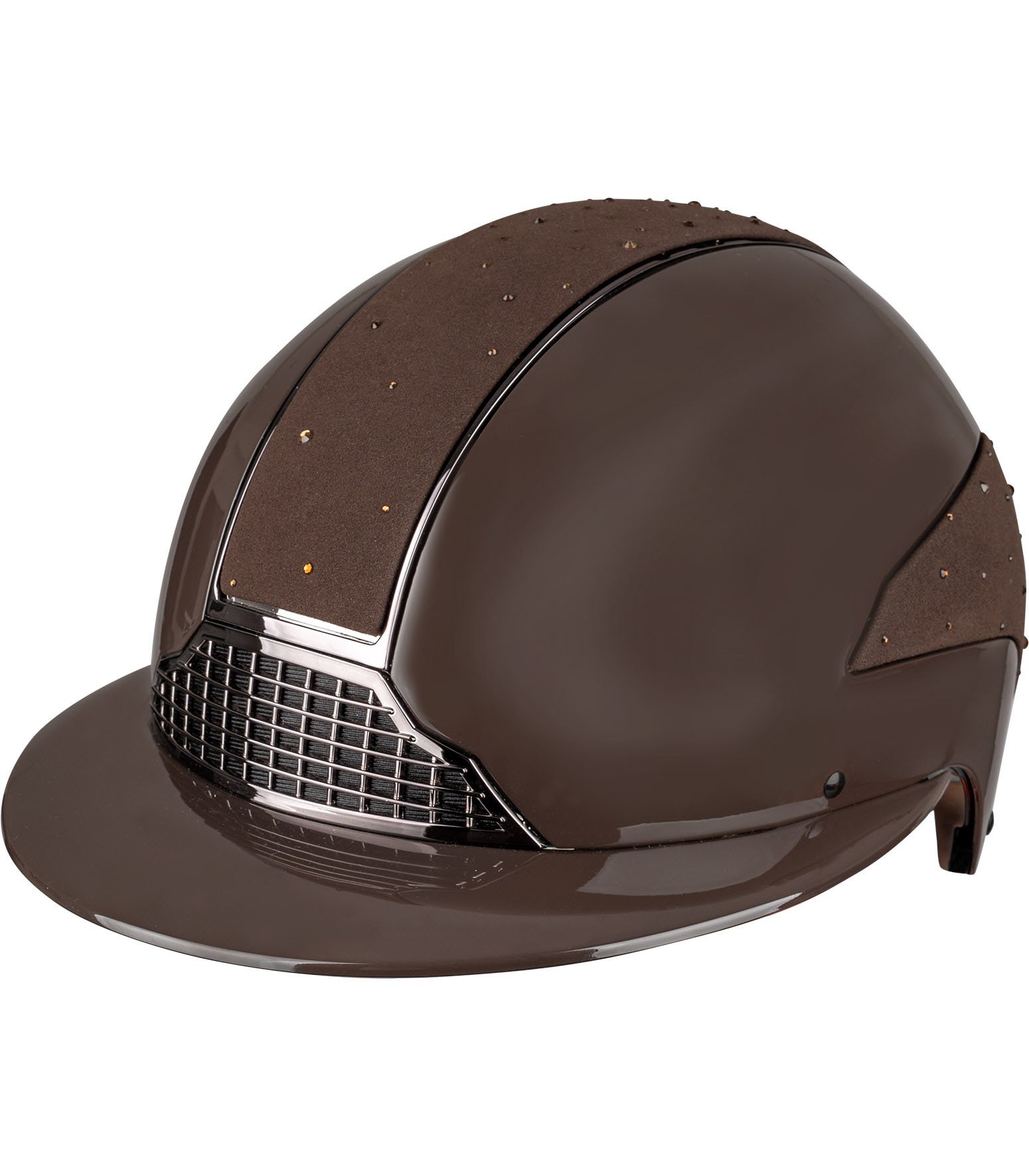 Swing H24 Lady Sparkle Ridehjelm - Glossy Brun 
