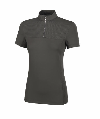 Pikeur Sports 5232 Zip Shirt - Dark Olive 