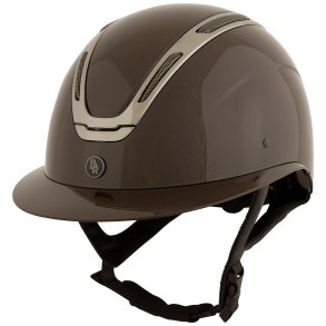 BR Zeta Serene Shine Ridehjelm - Brun m. Gunmetal 