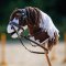QHP Hobby Horse Luxury Trense - Brun 