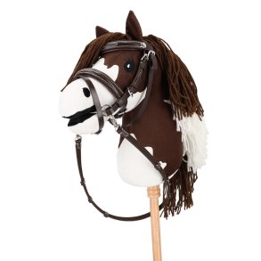 QHP Hobby Horse Luxury Trense - Brun 