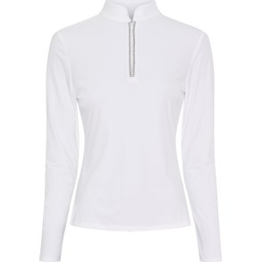 Catago Vinicia Half Zip Showshirt - Hvid