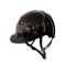 KASK Kooki Lady Ridehjelm - Sort Shine & Swarovski Carpet 