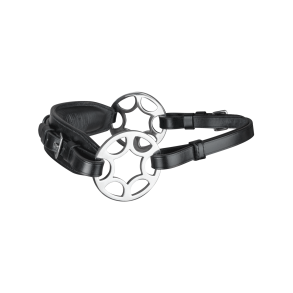 Waldhausen Blomster Hackamore - Sort m. Stl 