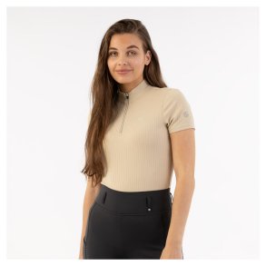 BR Kim 1/2-Zip Polo - Safari 